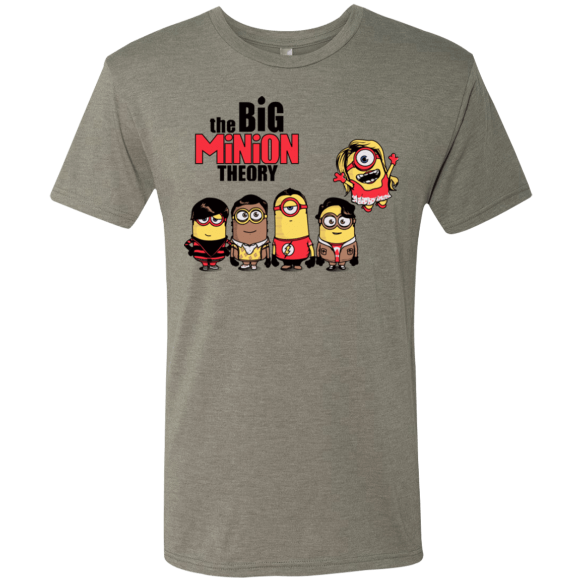 T-Shirts Venetian Grey / Small THE BIG MINION THEORY Men's Triblend T-Shirt