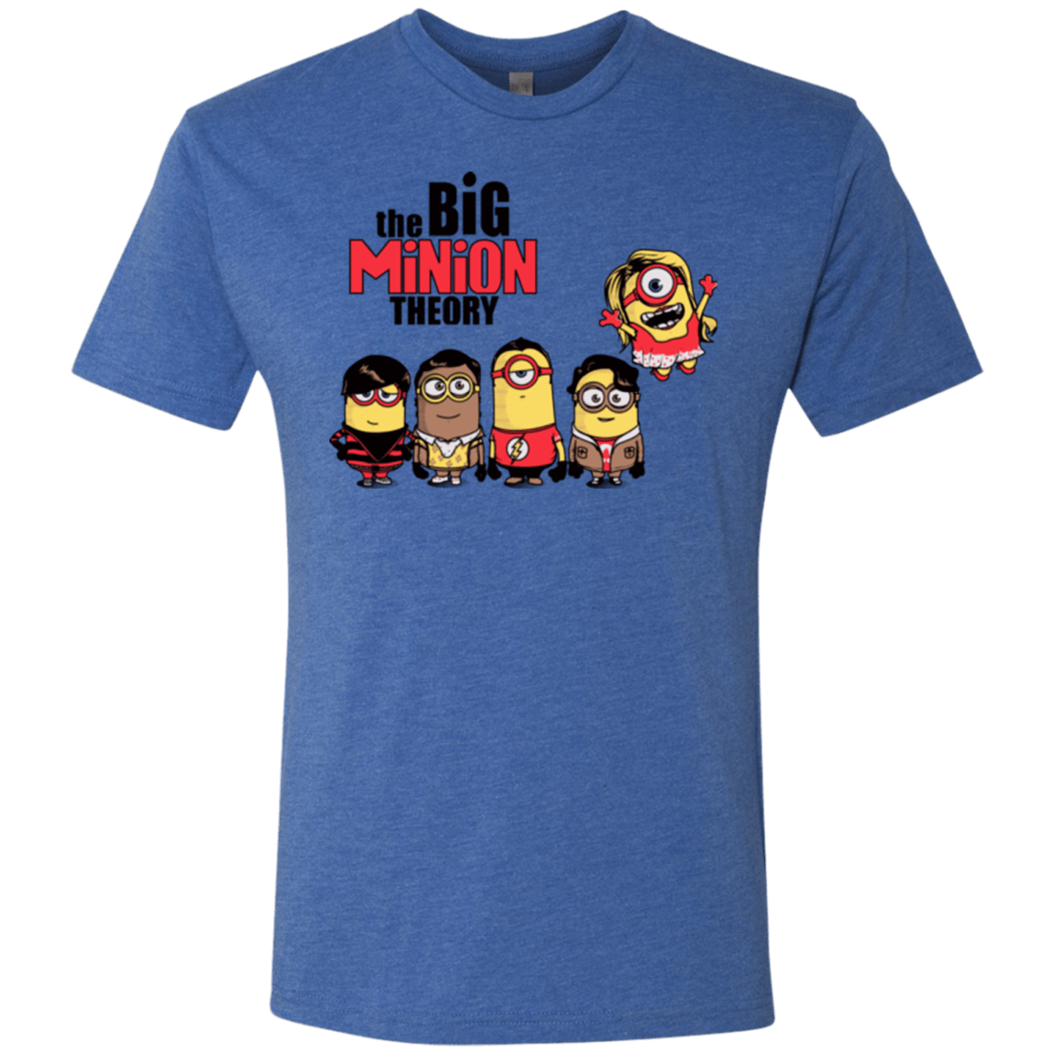 T-Shirts Vintage Royal / Small THE BIG MINION THEORY Men's Triblend T-Shirt