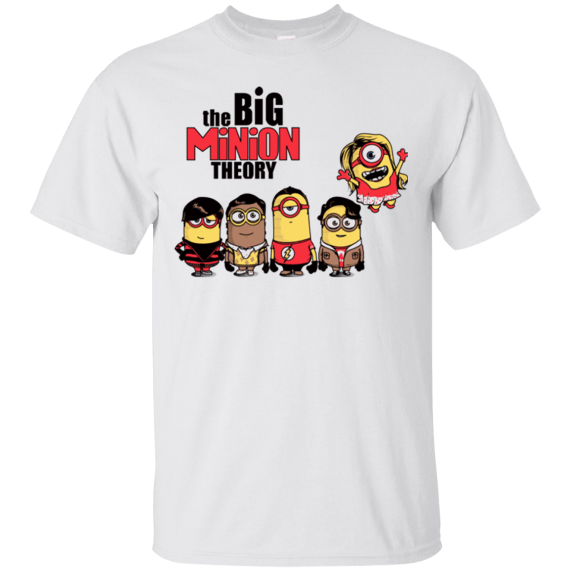 T-Shirts White / Small THE BIG MINION THEORY T-Shirt