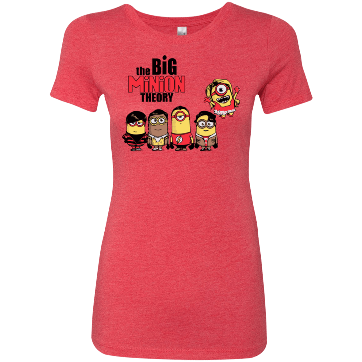 T-Shirts Vintage Red / Small THE BIG MINION THEORY Women's Triblend T-Shirt