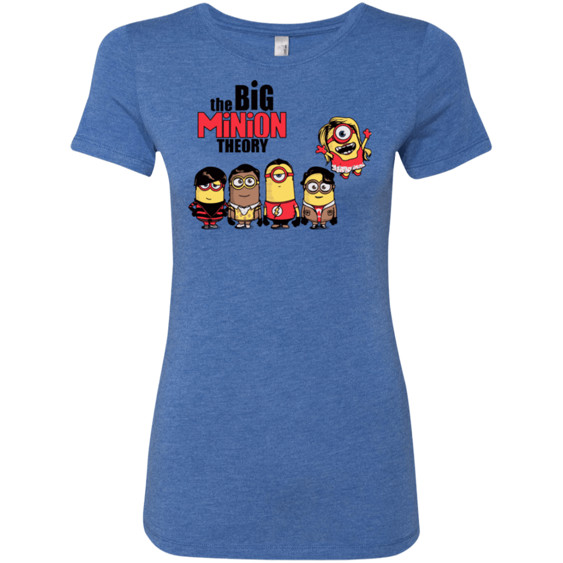 T-Shirts Vintage Royal / Small THE BIG MINION THEORY Women's Triblend T-Shirt