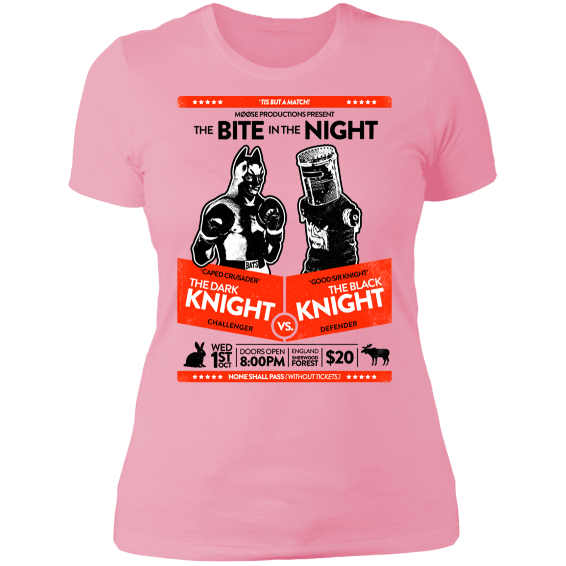 T-Shirts Light Pink / S The Bite In The Night Women's Premium T-Shirt