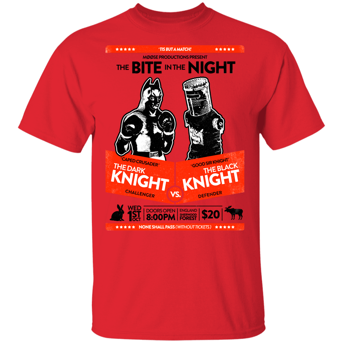 T-Shirts Red / YXS The Bite In The Night Youth T-Shirt