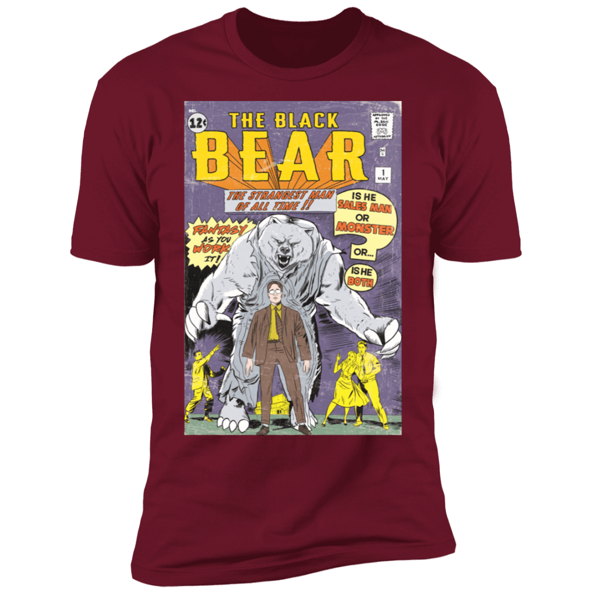 T-Shirts Cardinal / S The Black Bear Men's Premium T-Shirt