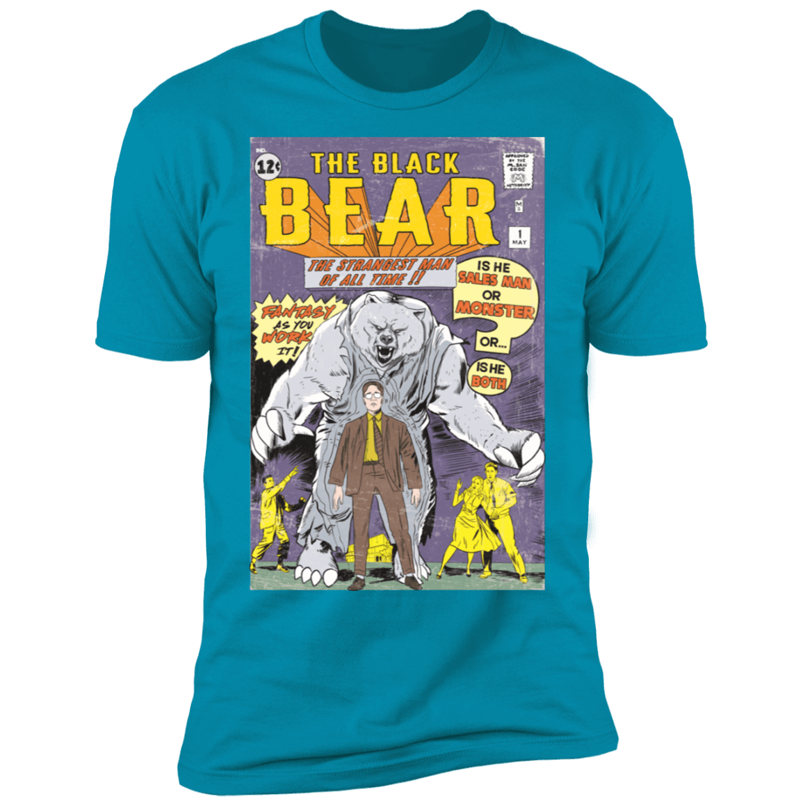 T-Shirts Turquoise / S The Black Bear Men's Premium T-Shirt
