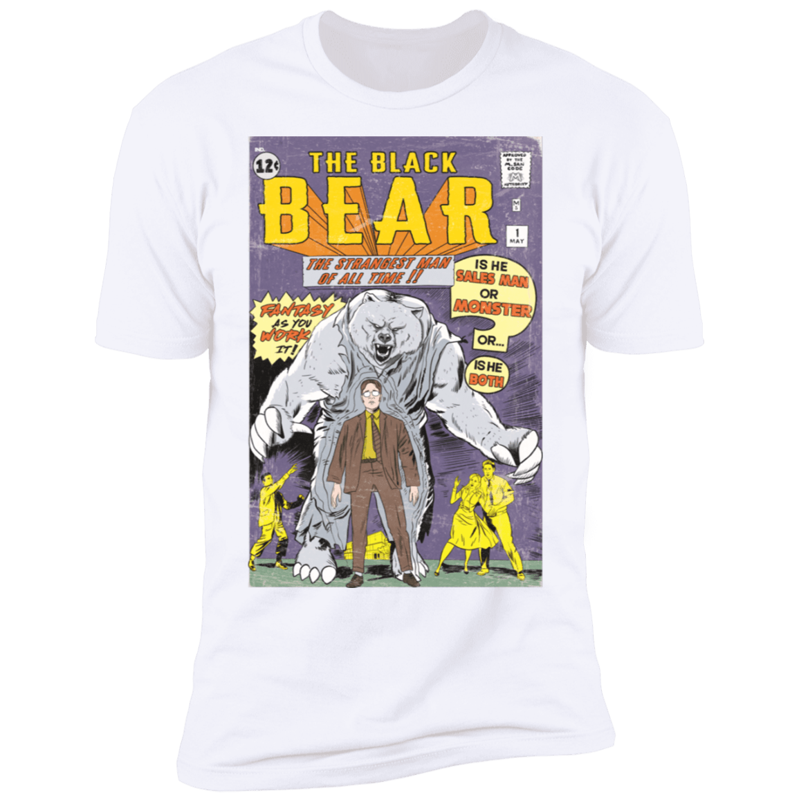 T-Shirts White / S The Black Bear Men's Premium T-Shirt