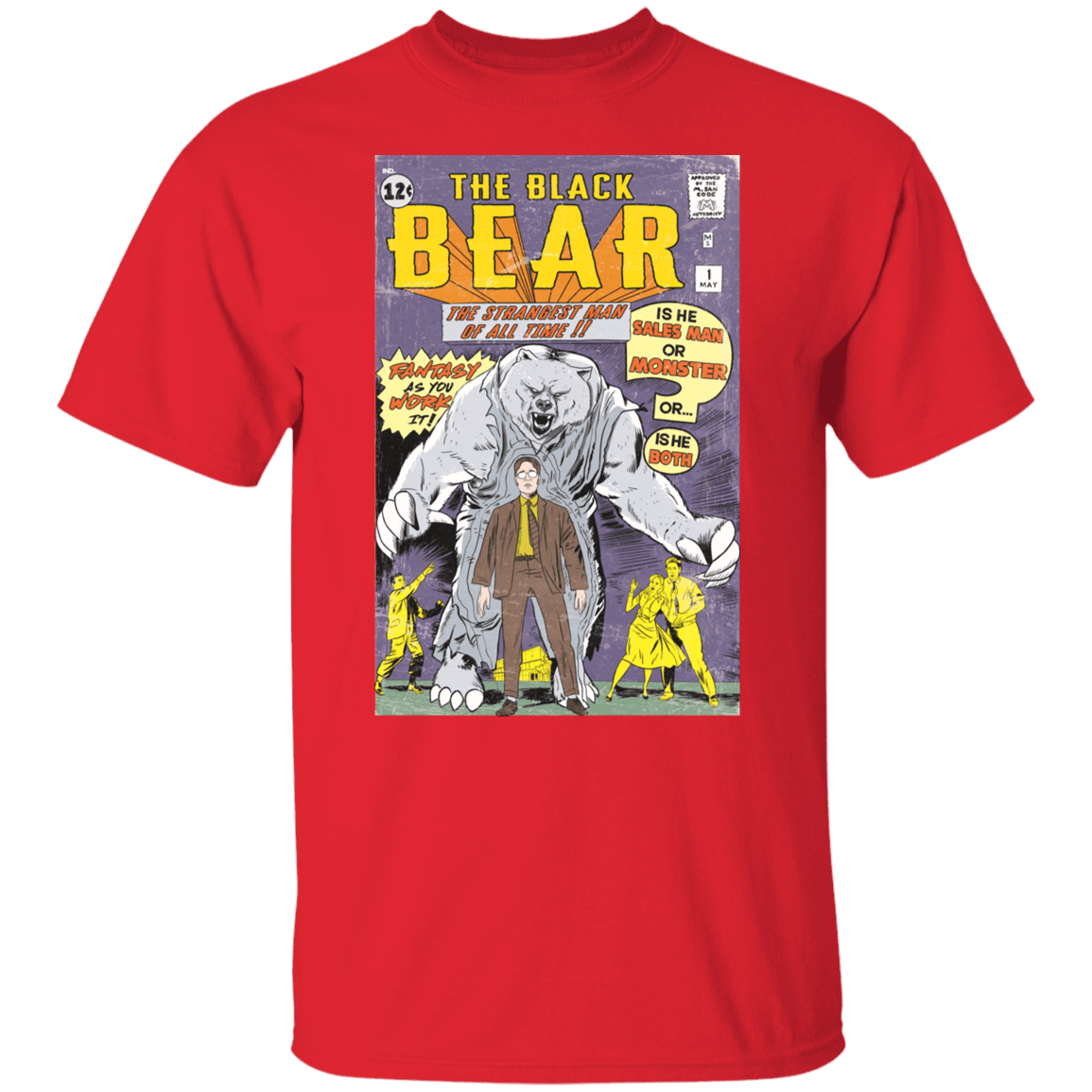 T-Shirts Red / S The Black Bear T-Shirt