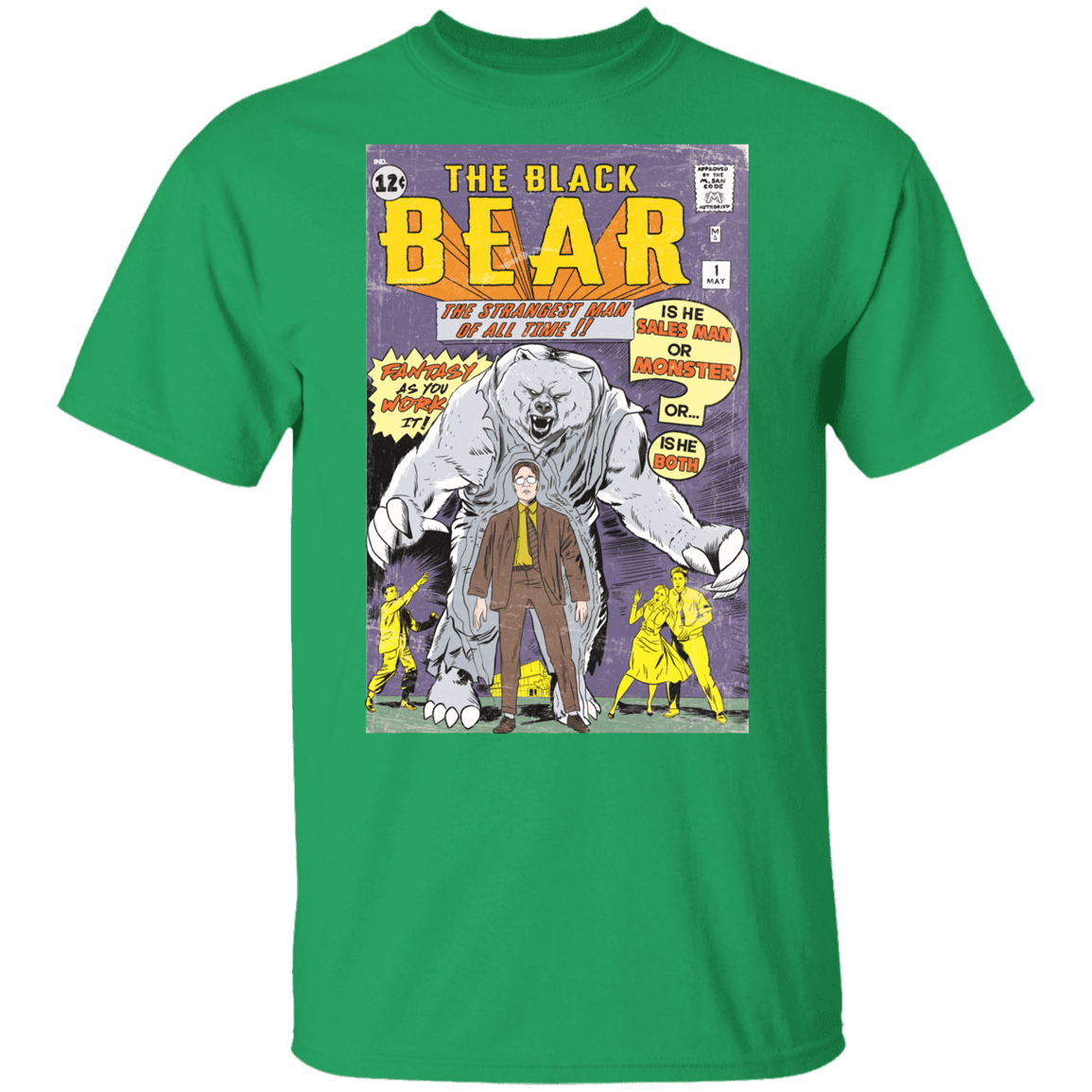 T-Shirts Irish Green / YXS The Black Bear Youth T-Shirt