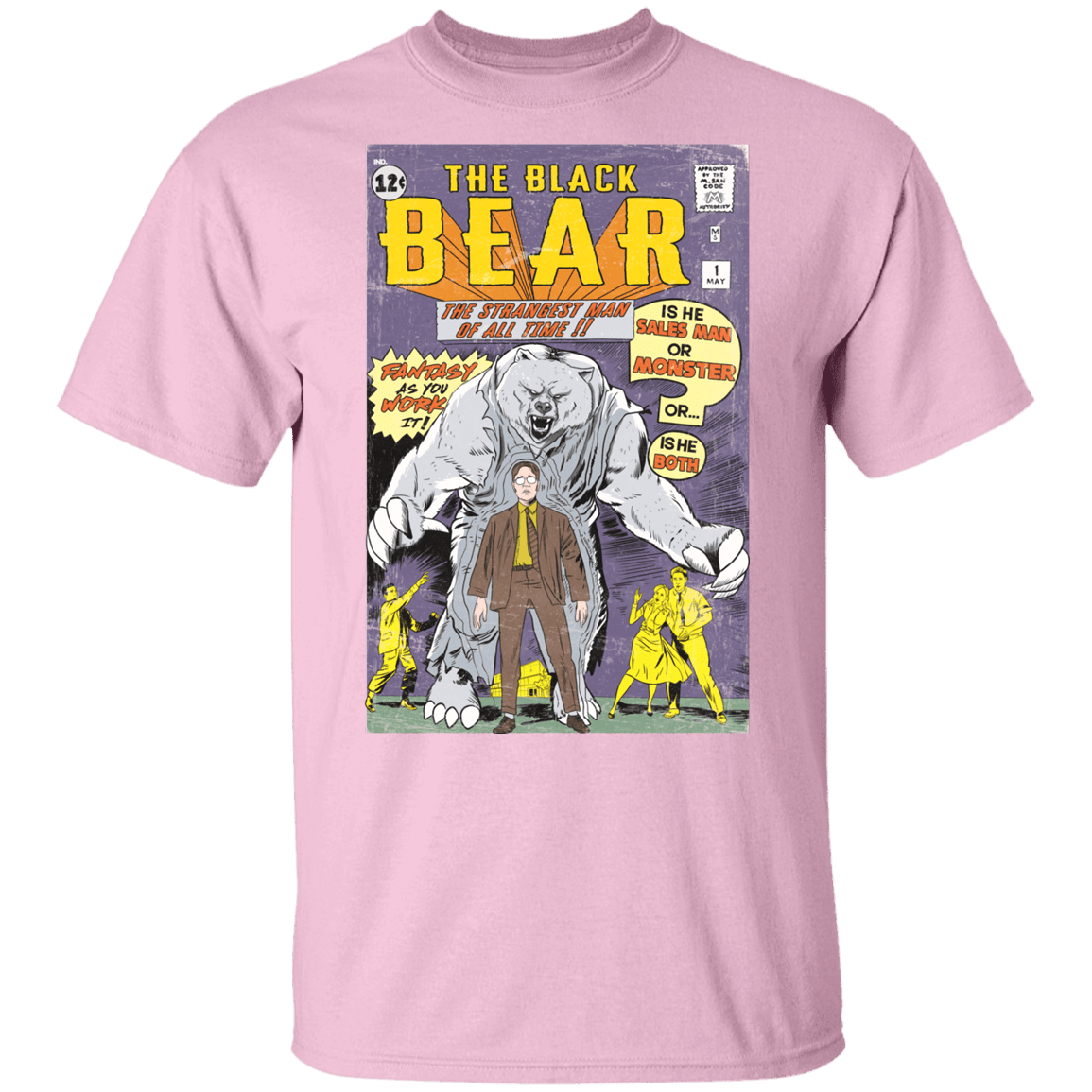 T-Shirts Light Pink / YXS The Black Bear Youth T-Shirt