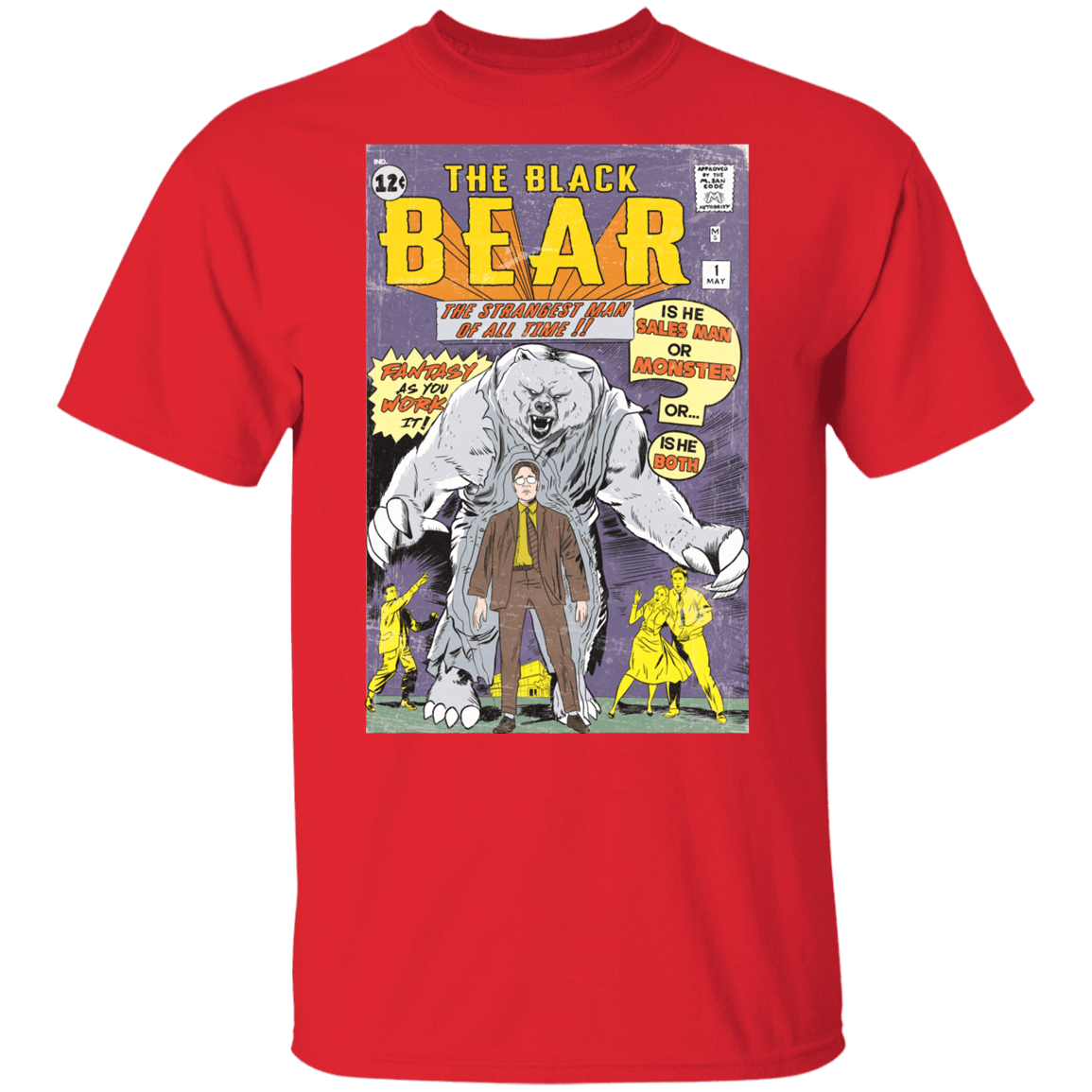 T-Shirts Red / YXS The Black Bear Youth T-Shirt
