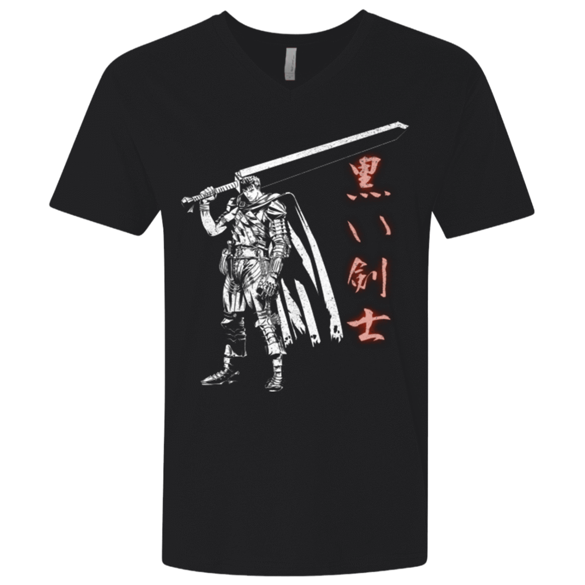 T-Shirts Black / X-Small The Black Swordsman Men's Premium V-Neck