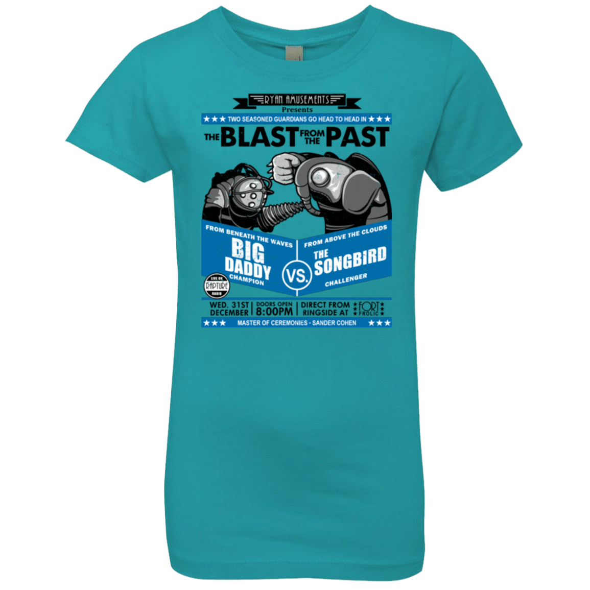 T-Shirts Tahiti Blue / YXS THE BLAST FROM THE PAST Girls Premium T-Shirt