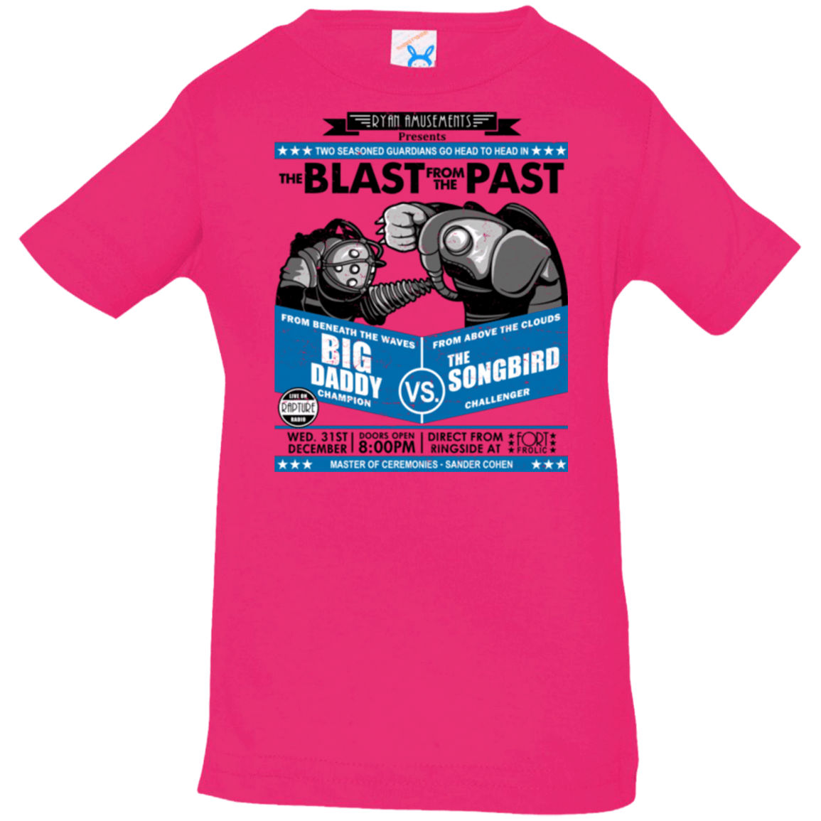 T-Shirts Hot Pink / 6 Months THE BLAST FROM THE PAST Infant Premium T-Shirt