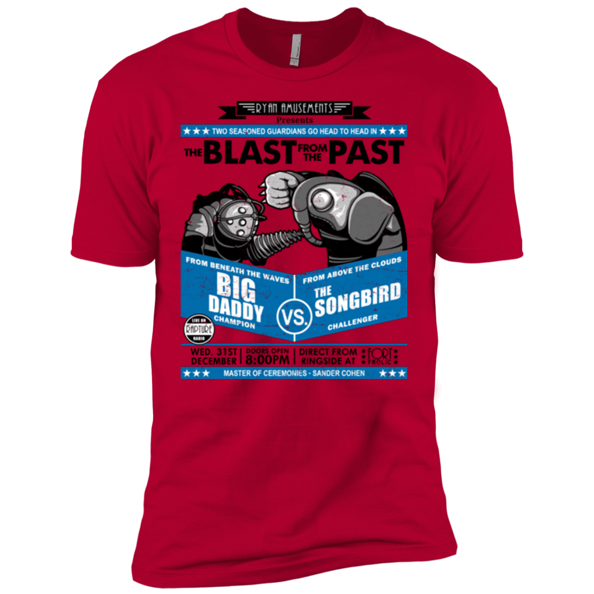 T-Shirts Red / X-Small THE BLAST FROM THE PAST Men's Premium T-Shirt