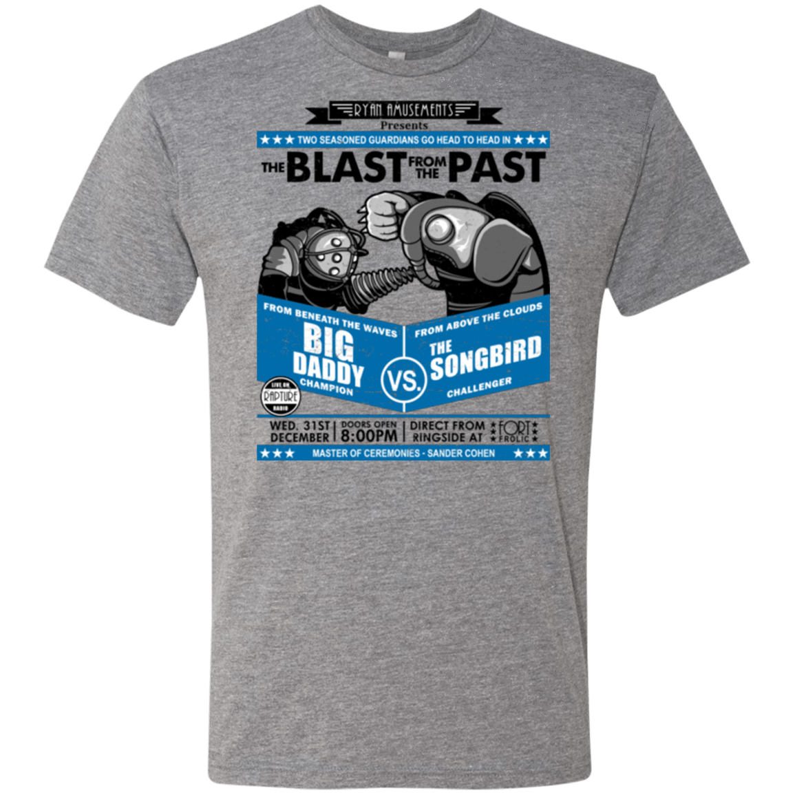 T-Shirts Premium Heather / Small THE BLAST FROM THE PAST Men's Triblend T-Shirt