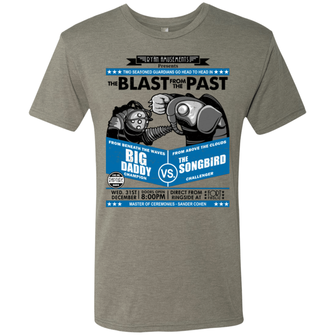 T-Shirts Venetian Grey / Small THE BLAST FROM THE PAST Men's Triblend T-Shirt