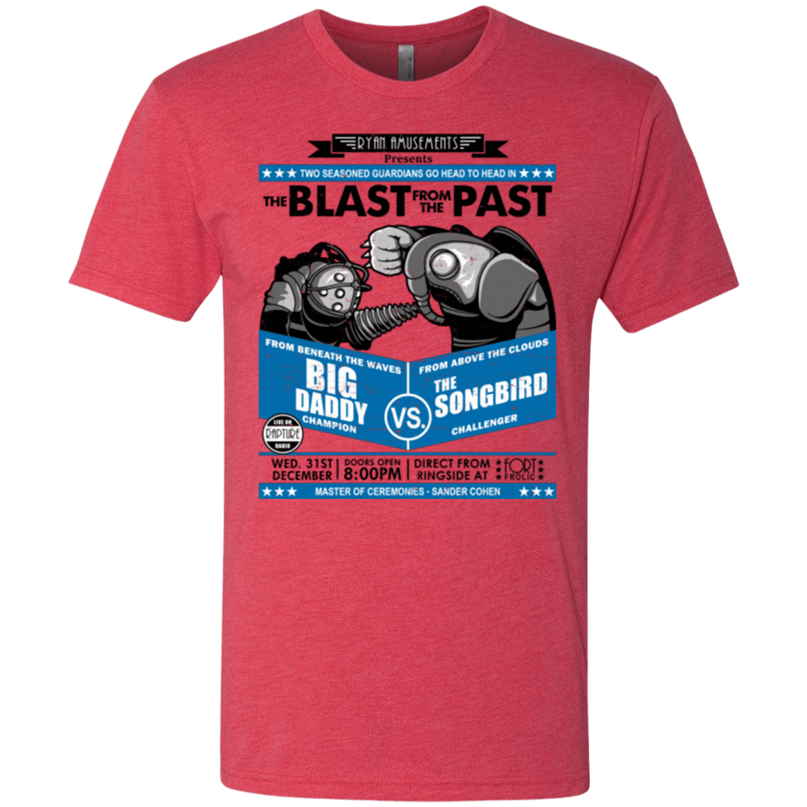 T-Shirts Vintage Red / Small THE BLAST FROM THE PAST Men's Triblend T-Shirt