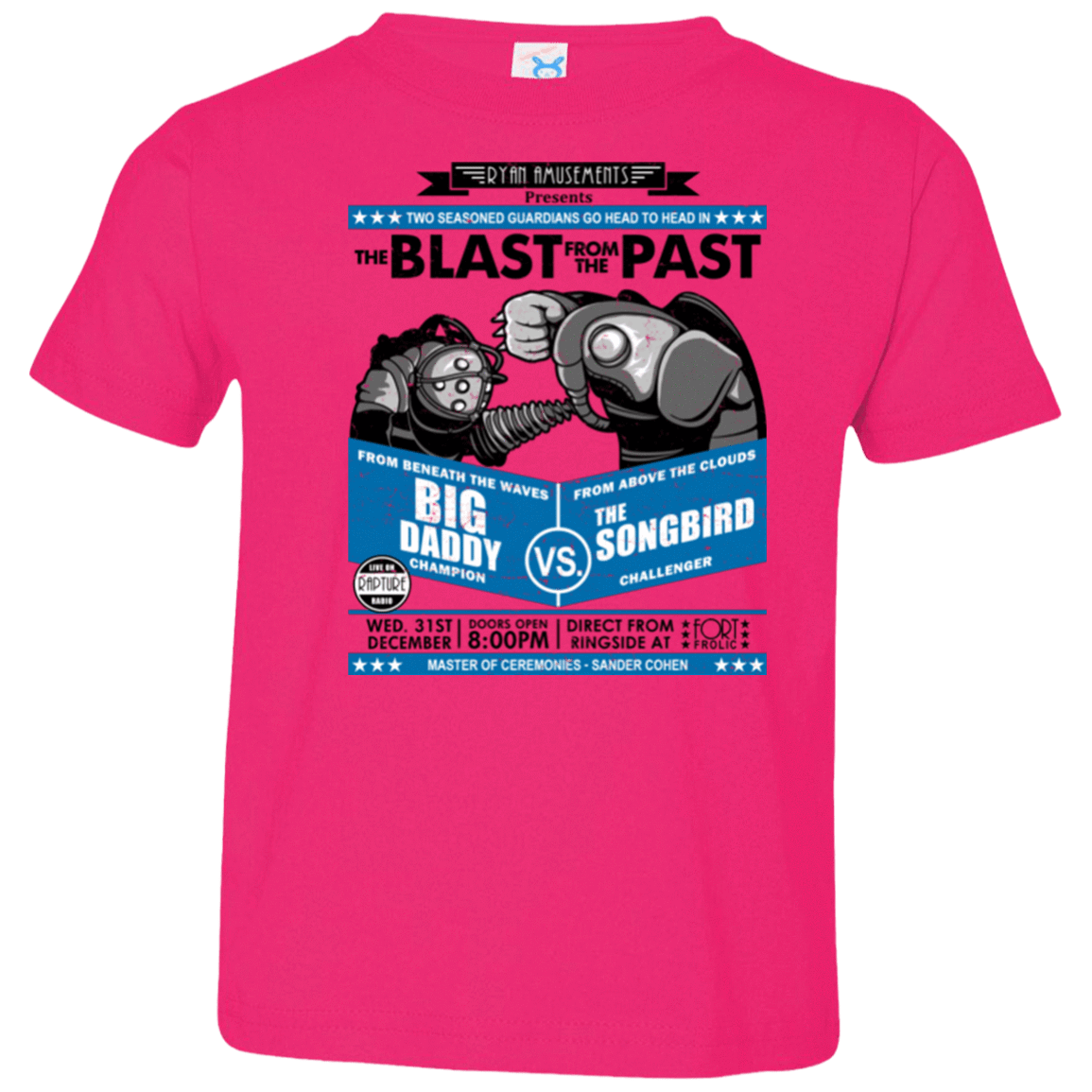 T-Shirts Hot Pink / 2T THE BLAST FROM THE PAST Toddler Premium T-Shirt