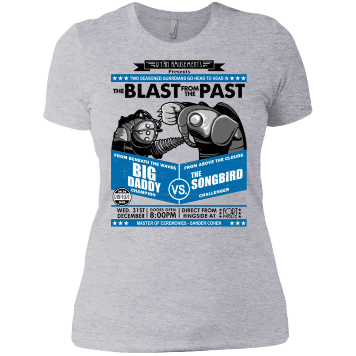 T-Shirts Heather Grey / X-Small THE BLAST FROM THE PAST Women's Premium T-Shirt