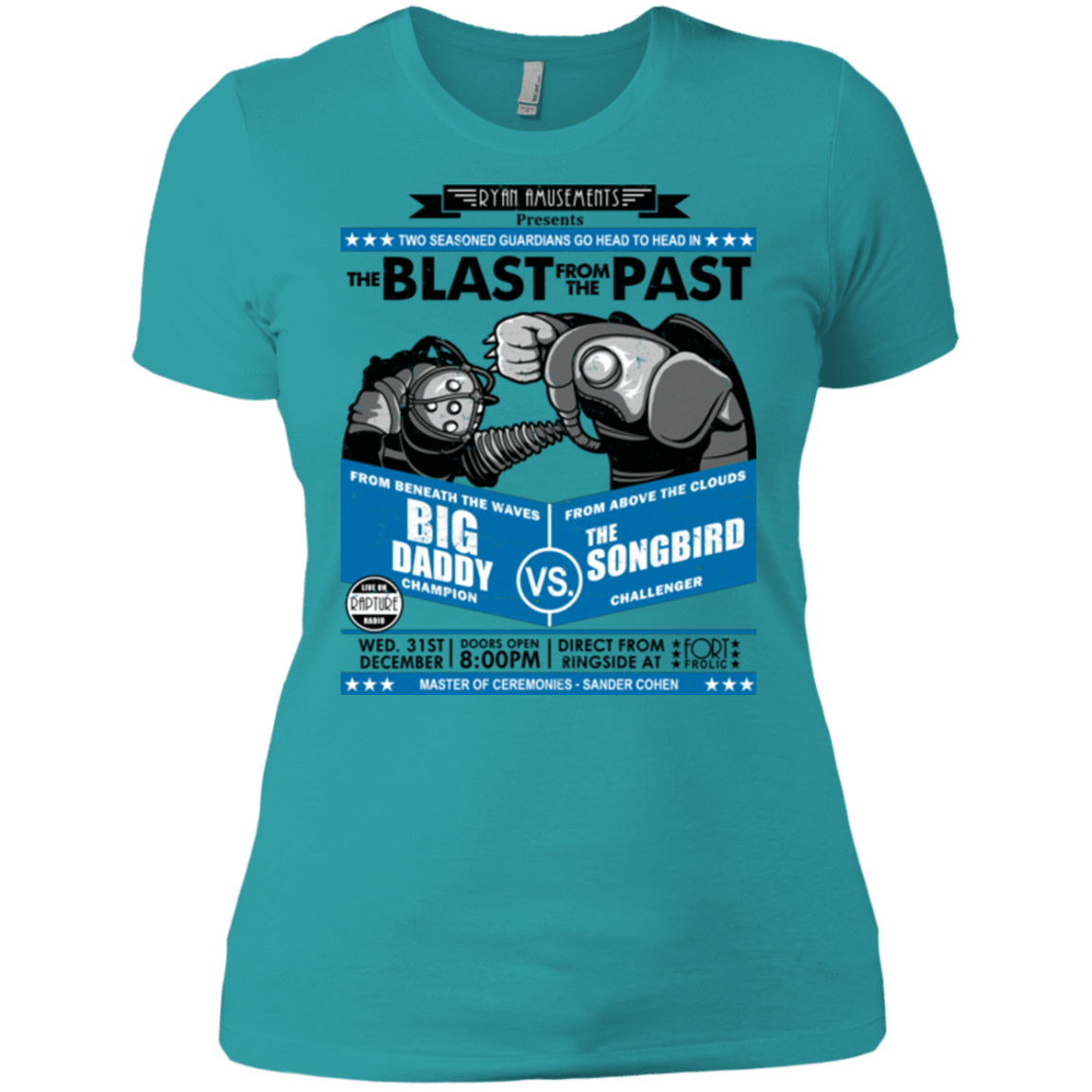 T-Shirts Tahiti Blue / X-Small THE BLAST FROM THE PAST Women's Premium T-Shirt