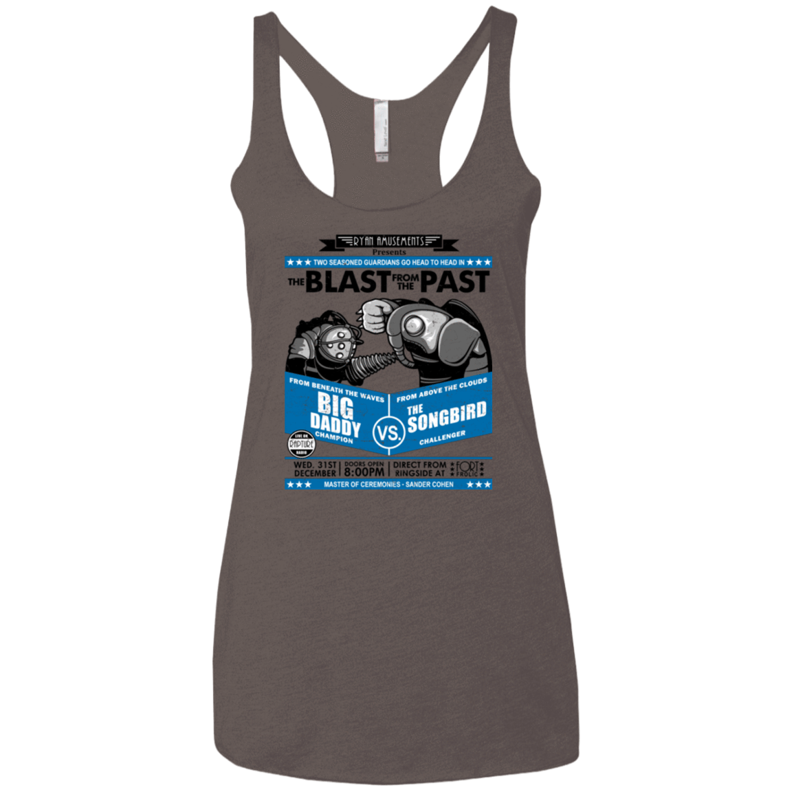 T-Shirts Macchiato / X-Small THE BLAST FROM THE PAST Women's Triblend Racerback Tank
