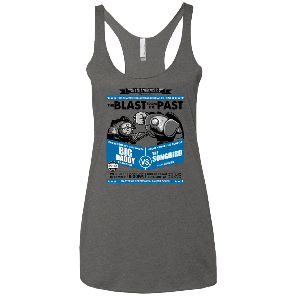 T-Shirts Premium Heather / X-Small THE BLAST FROM THE PAST Women's Triblend Racerback Tank
