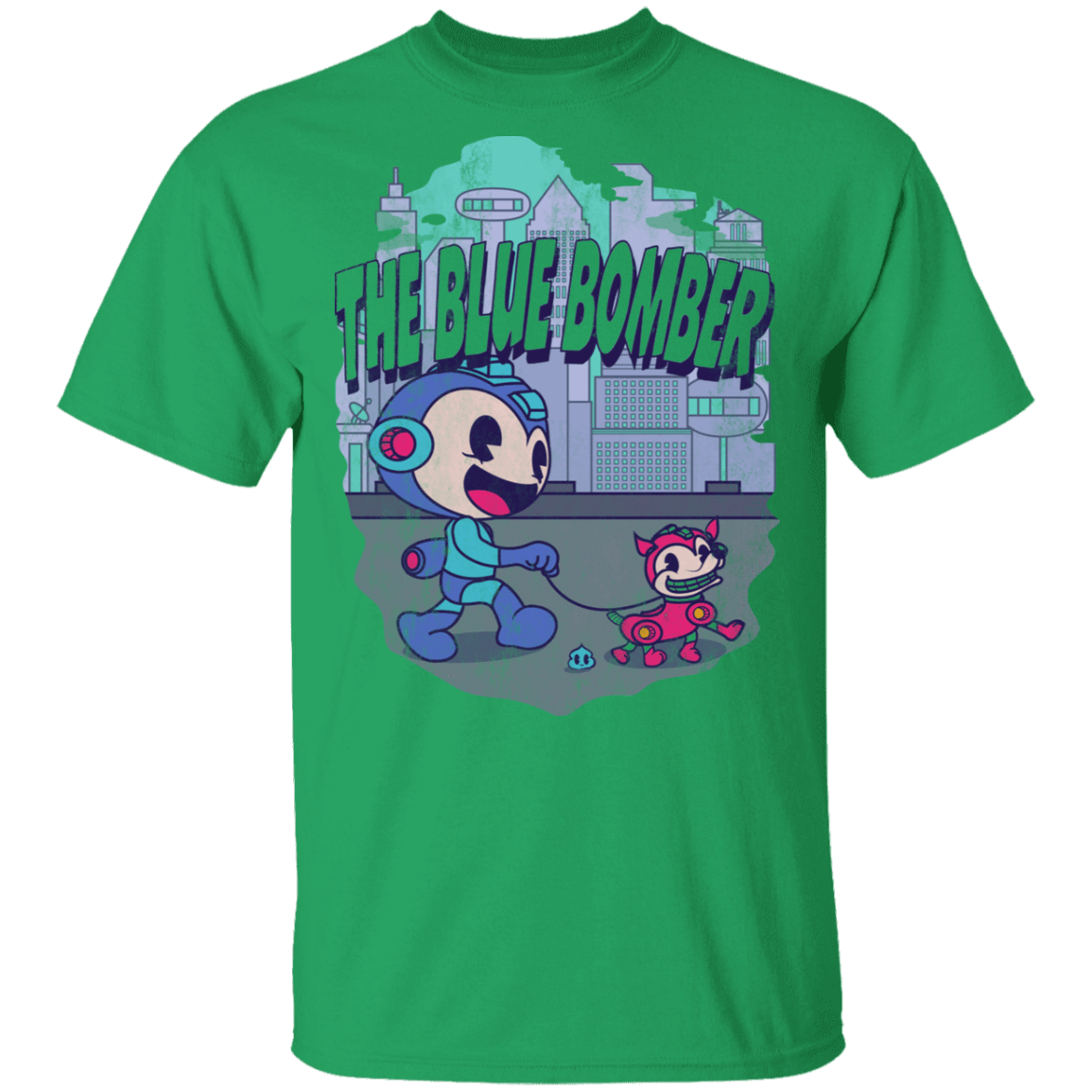 T-Shirts Irish Green / S The Blue Bomber T-Shirt