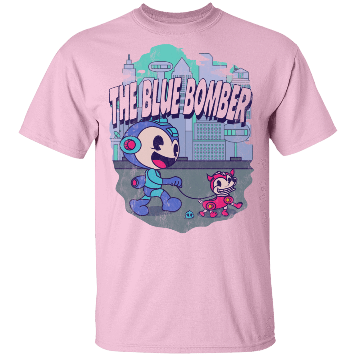 T-Shirts Light Pink / S The Blue Bomber T-Shirt