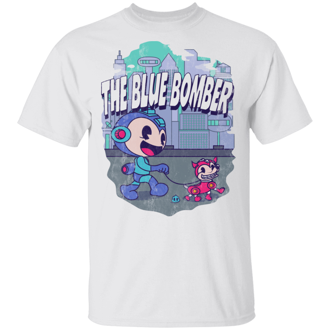 T-Shirts White / S The Blue Bomber T-Shirt