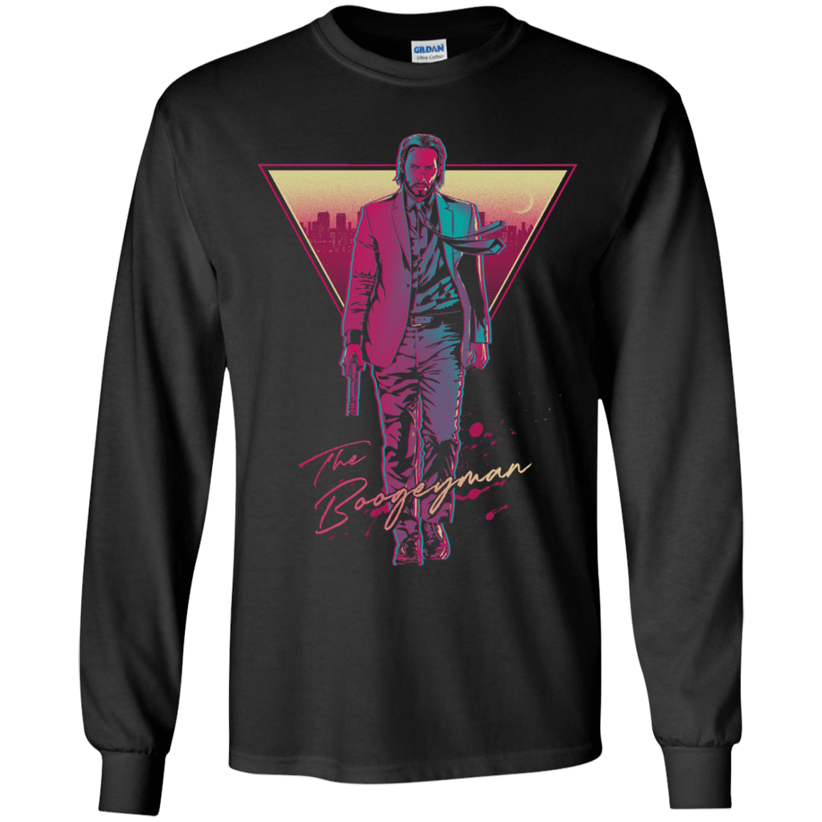 T-Shirts Black / YS The Boogeyman Youth Long Sleeve T-Shirt