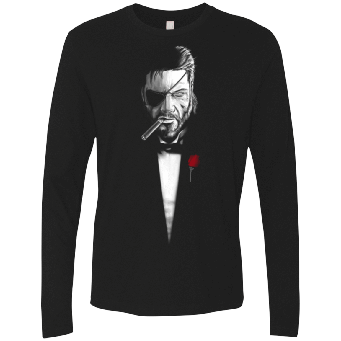 T-Shirts Black / Small The Boss father Men's Premium Long Sleeve