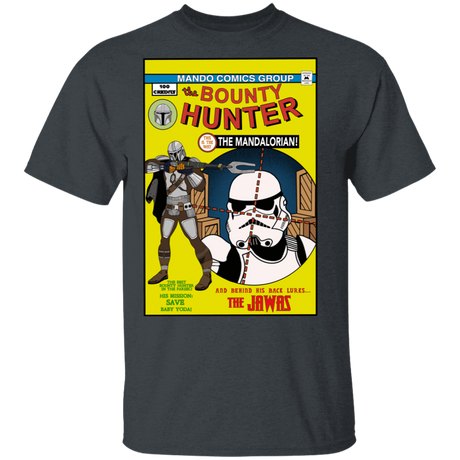 T-Shirts Dark Heather / S The Bounty Hunter Comic T-Shirt