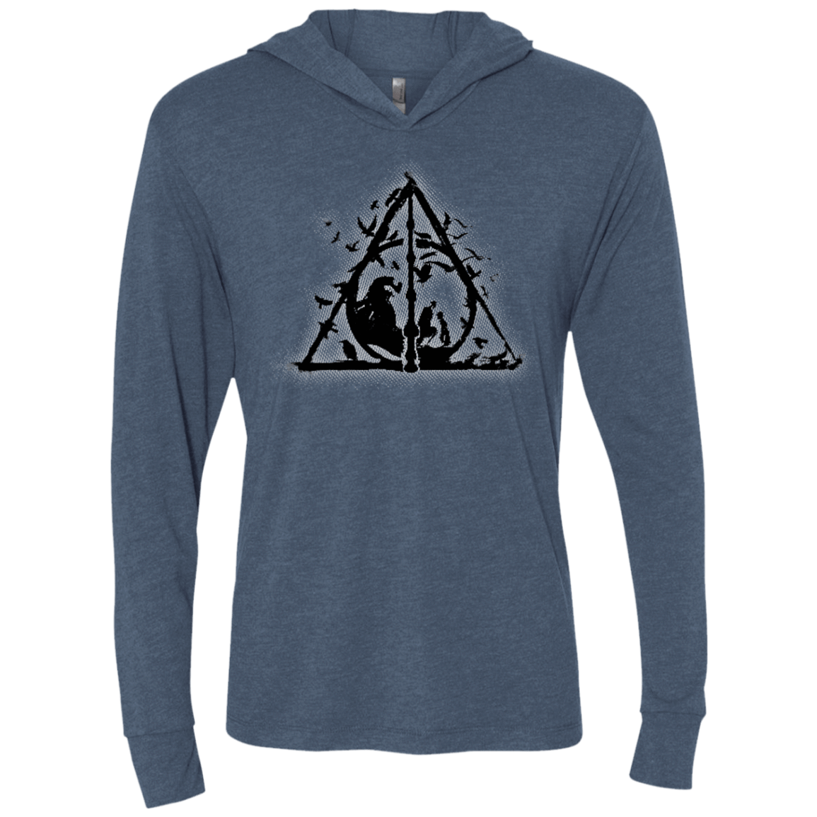 T-Shirts Indigo / X-Small The Brothers Triblend Long Sleeve Hoodie Tee