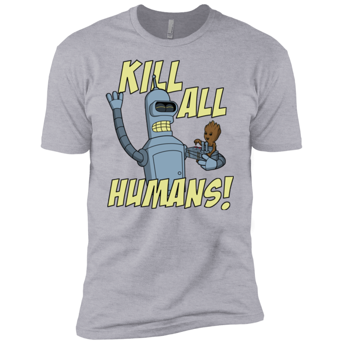 T-Shirts Heather Grey / YXS The Button Friends Boys Premium T-Shirt