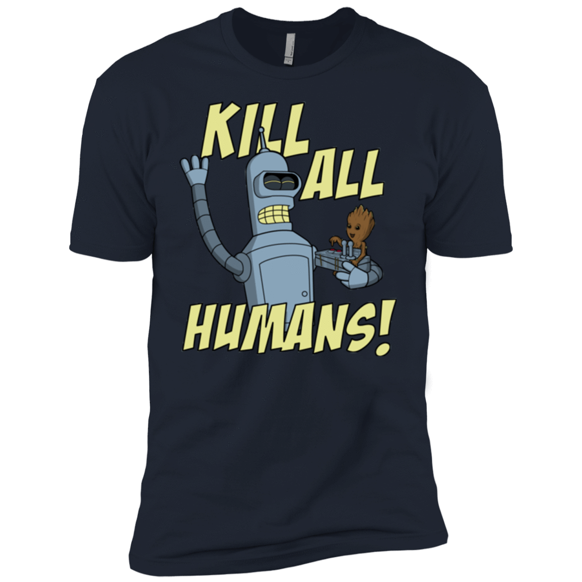 T-Shirts Midnight Navy / YXS The Button Friends Boys Premium T-Shirt