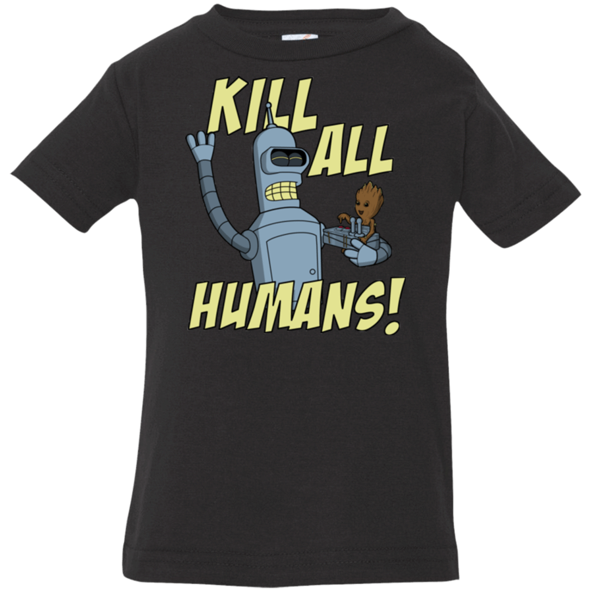 T-Shirts Black / 6 Months The Button Friends Infant PremiumT-Shirt