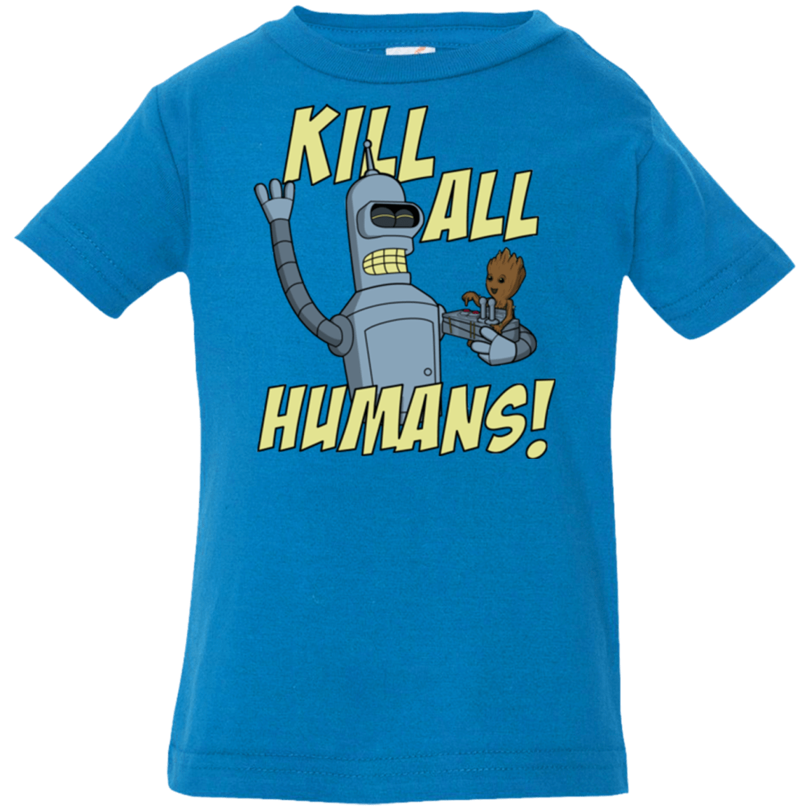 T-Shirts Cobalt / 6 Months The Button Friends Infant PremiumT-Shirt