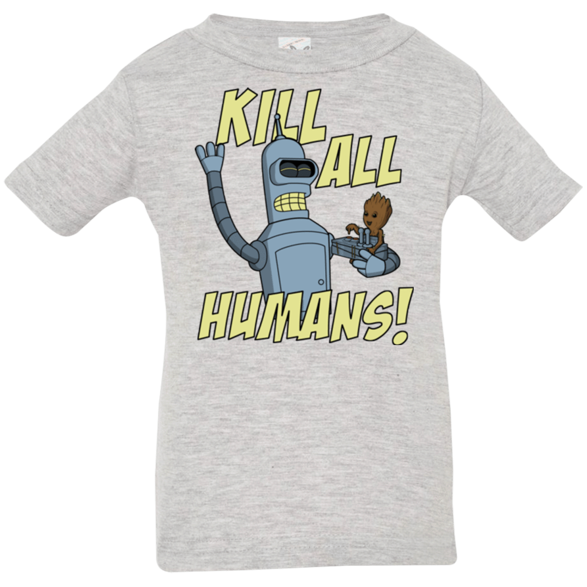 T-Shirts Heather Grey / 6 Months The Button Friends Infant PremiumT-Shirt