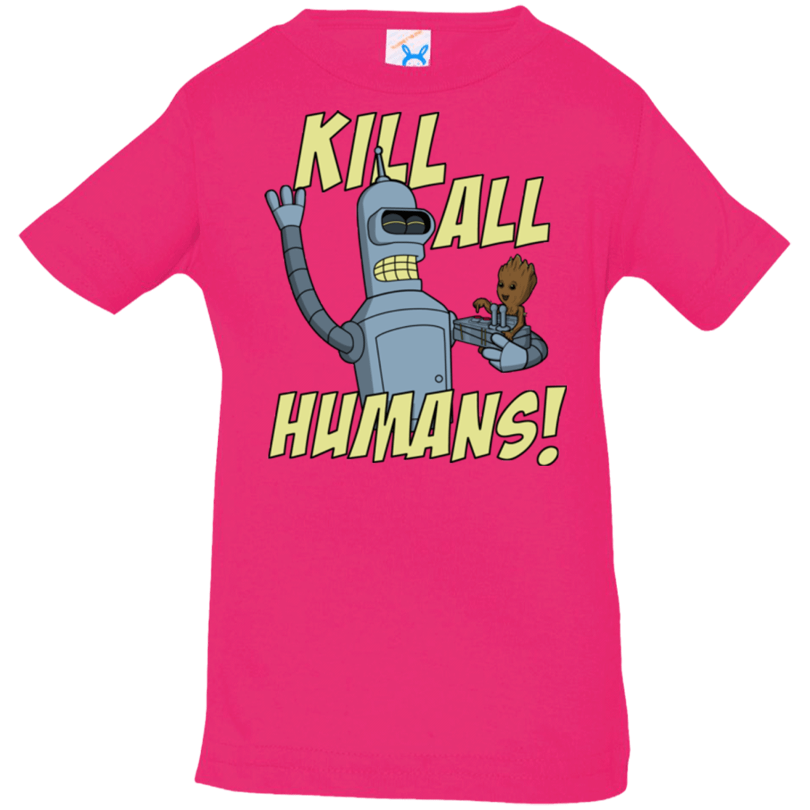 T-Shirts Hot Pink / 6 Months The Button Friends Infant PremiumT-Shirt