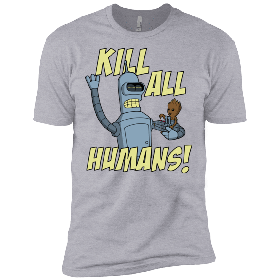 T-Shirts Heather Grey / X-Small The Button Friends Men's Premium T-Shirt