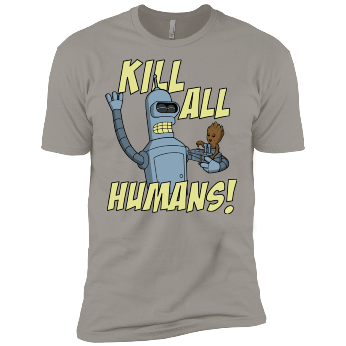 T-Shirts Light Grey / X-Small The Button Friends Men's Premium T-Shirt