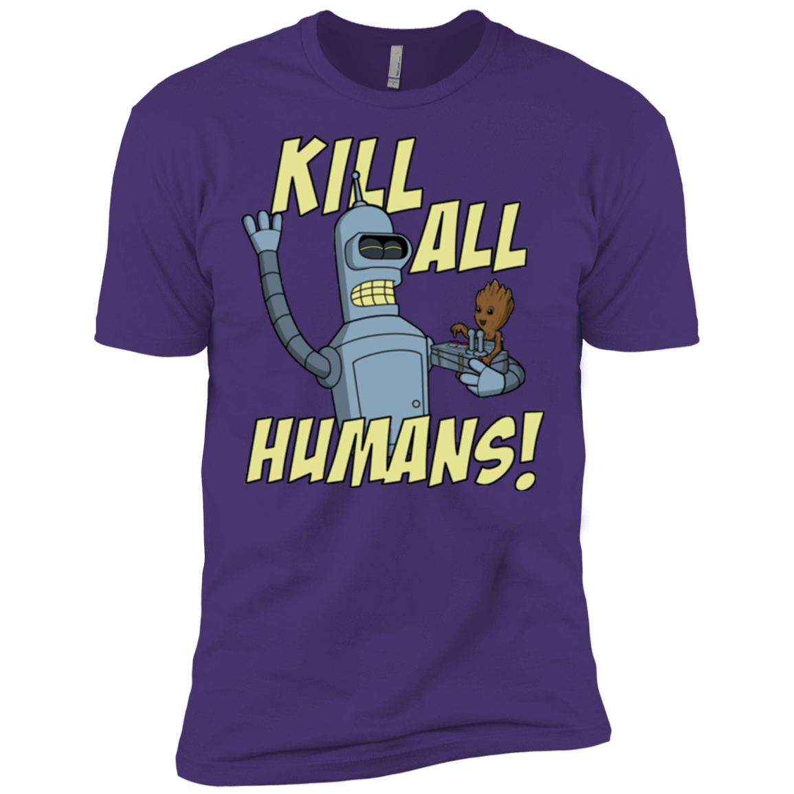 T-Shirts Purple Rush/ / X-Small The Button Friends Men's Premium T-Shirt