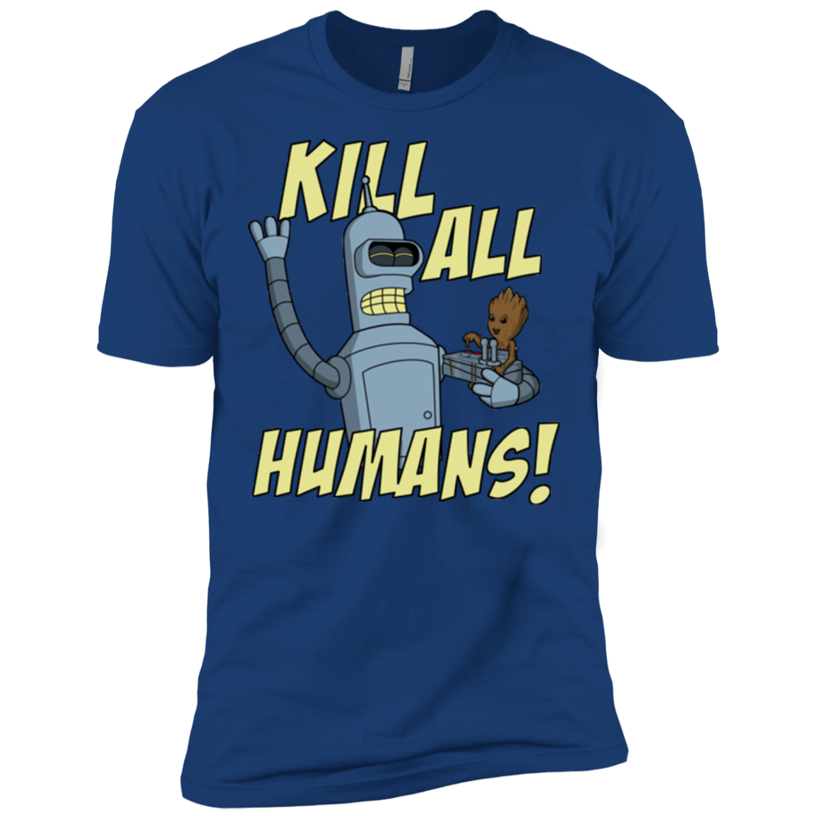 T-Shirts Royal / X-Small The Button Friends Men's Premium T-Shirt