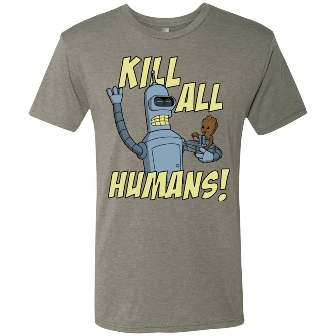 T-Shirts Venetian Grey / Small The Button Friends Men's Triblend T-Shirt