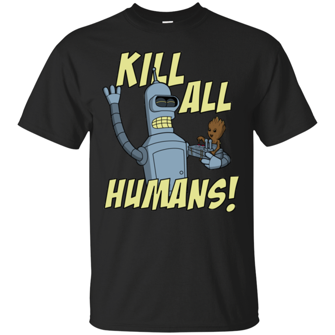 T-Shirts Black / Small The Button Friends T-Shirt