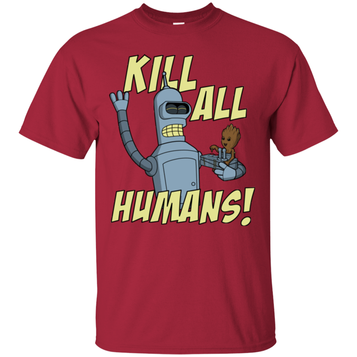 T-Shirts Cardinal / Small The Button Friends T-Shirt