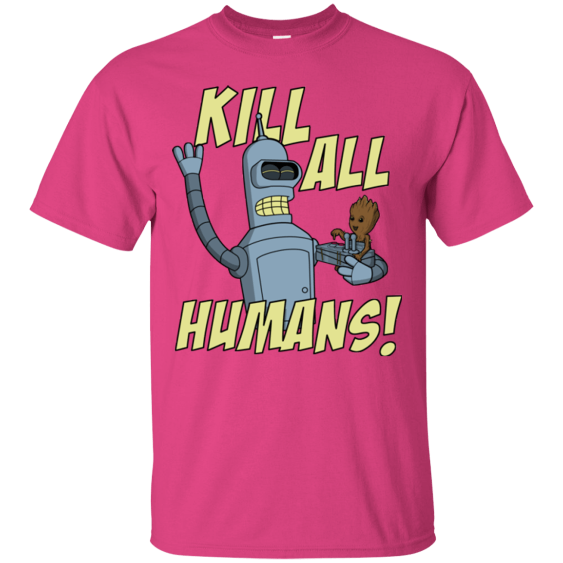 T-Shirts Heliconia / Small The Button Friends T-Shirt