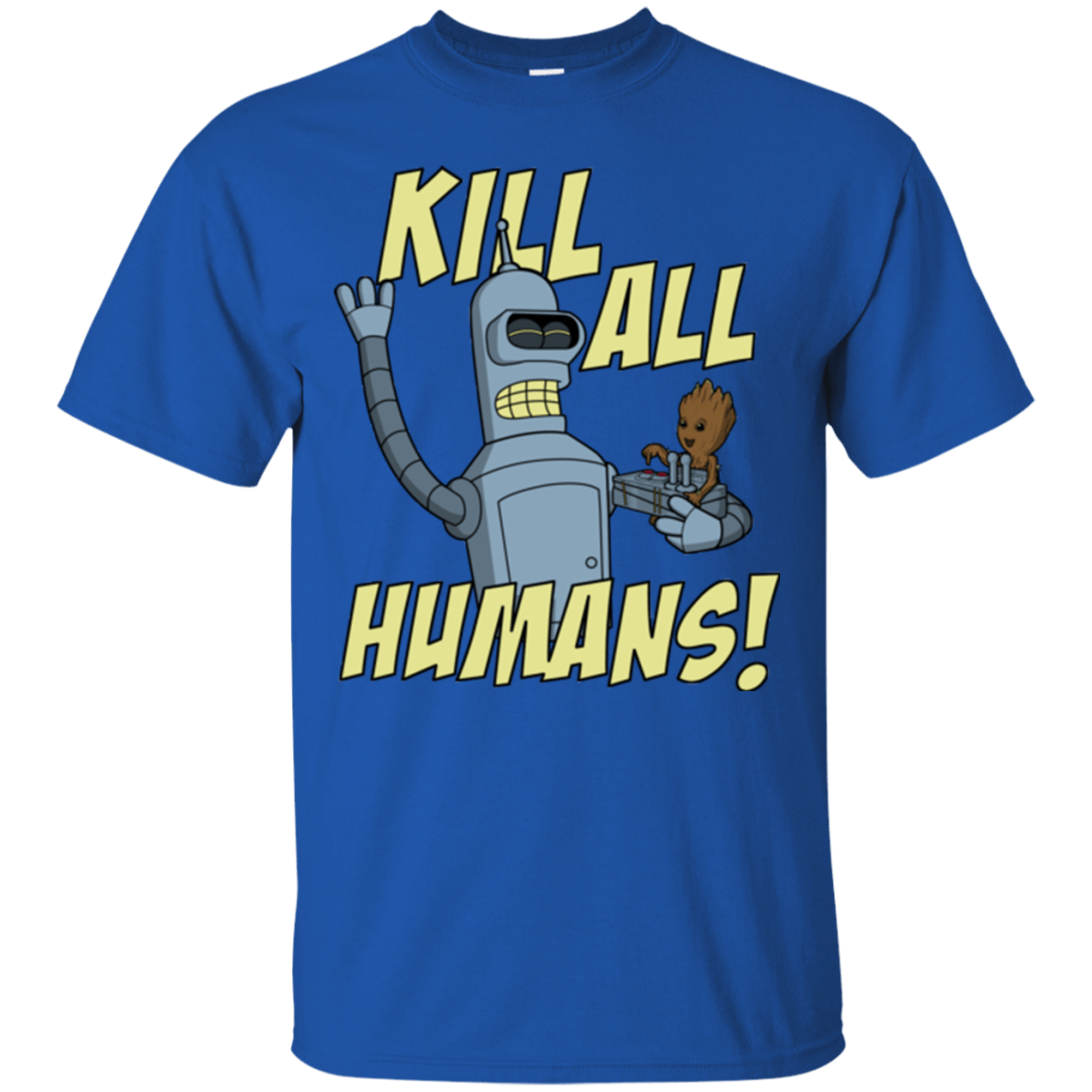 T-Shirts Royal / Small The Button Friends T-Shirt