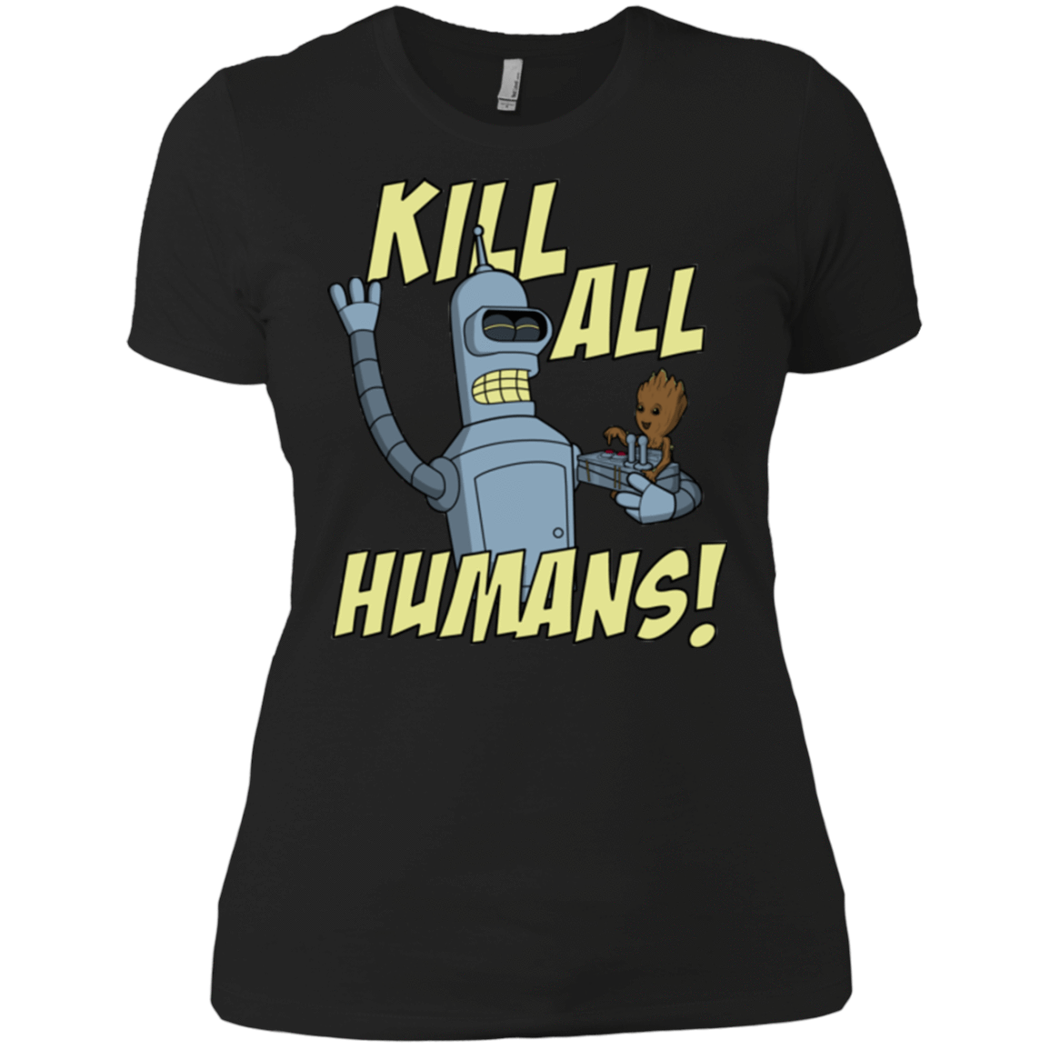 T-Shirts Black / X-Small The Button Friends Women's Premium T-Shirt