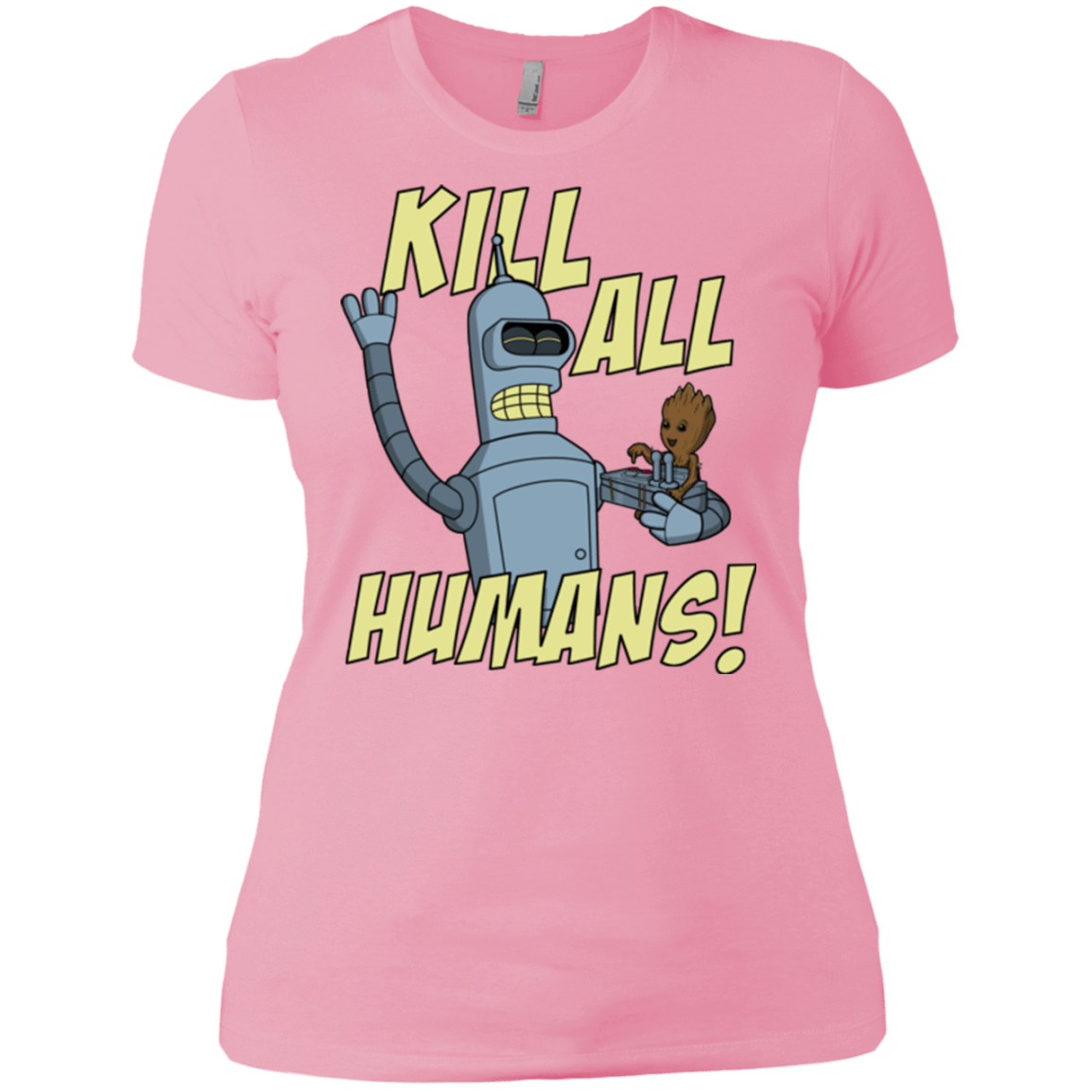 T-Shirts Light Pink / X-Small The Button Friends Women's Premium T-Shirt